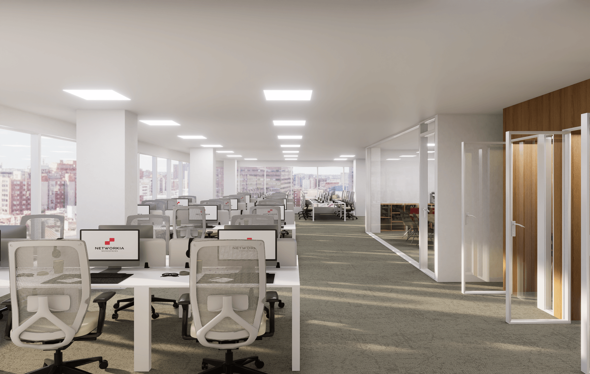 Networkia_Plaza_Castilla_DespartxGran_Escena_1 by RenderBcn