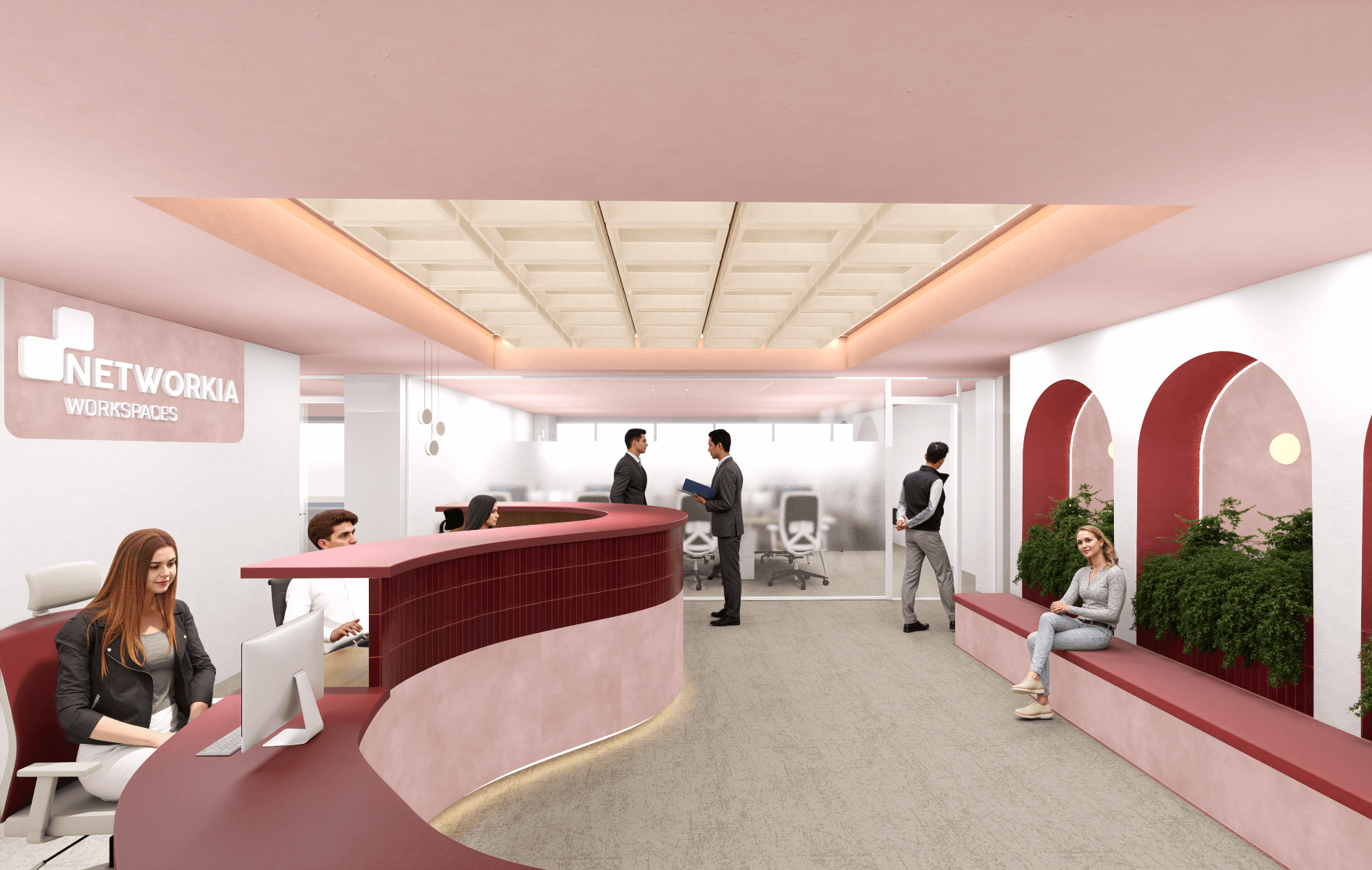 Networkia_Plaza_Castilla_Entrada by RenderBcn