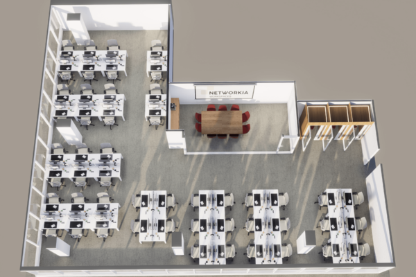 Networkia_Plaza_Castilla_DespartxGran_Escena_2 by RenderBcn