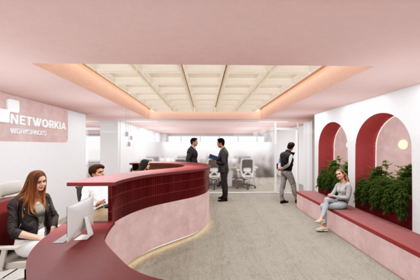 Networkia_Plaza_Castilla_Entrada by RenderBcn