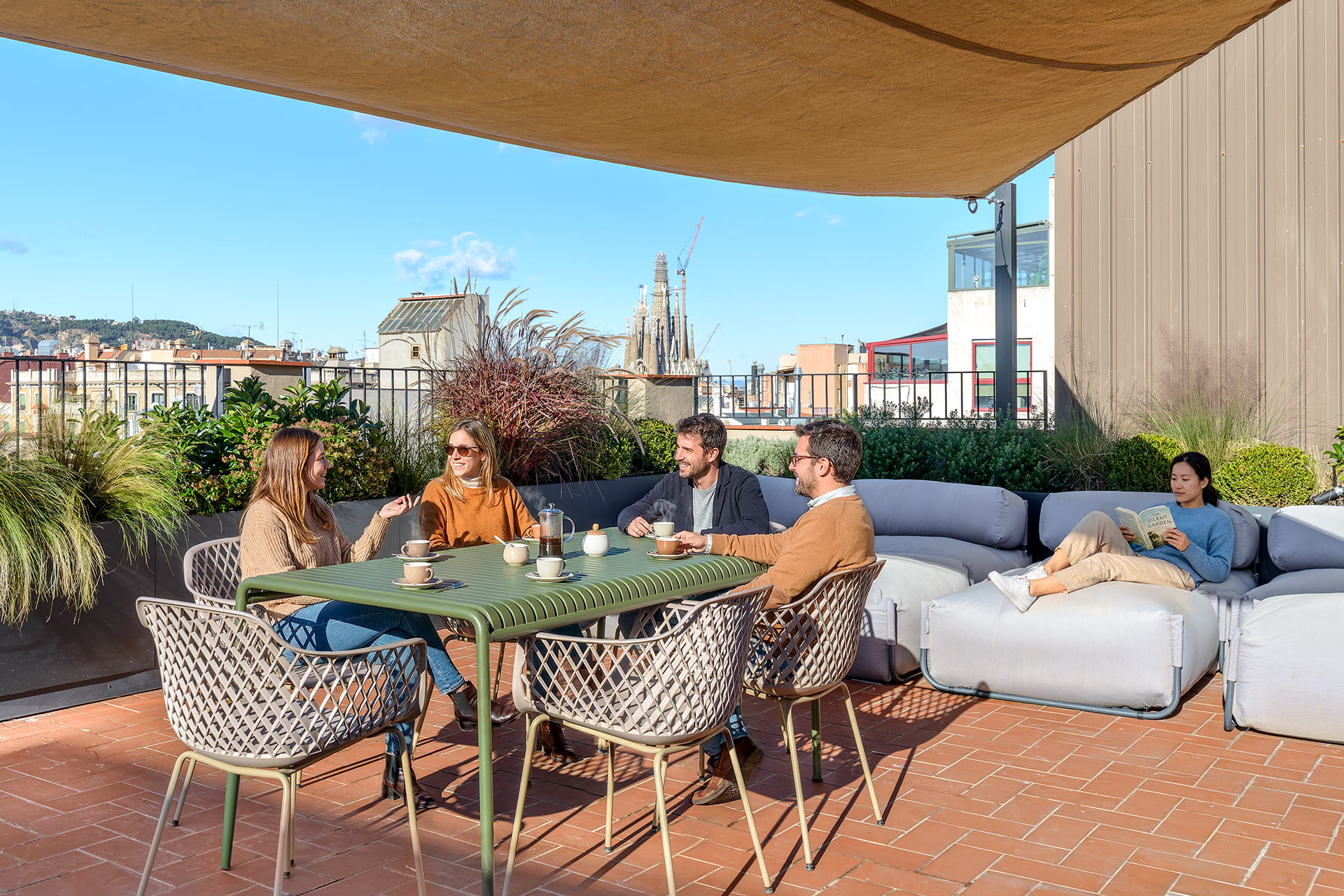 Rooftop con Vistas a Sagrada Familia